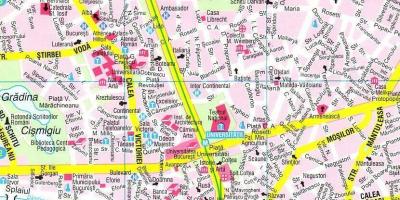 Kartta bucharest city centre