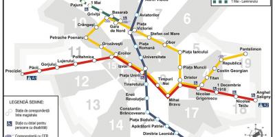 Metro kartta bukarest