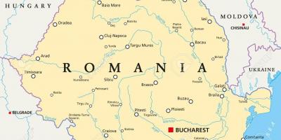 Romanian kartta