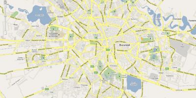 bukarest kartta Bukarest kartta   Kartat Bukarest (Romania)